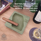 Les Fines Lames Dyad Concrete Ashtray Red