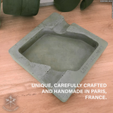 Les Fines Lames Dyad Concrete Ashtray Red