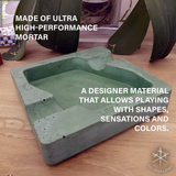 Les Fines Lames Dyad Concrete Ashtray Red