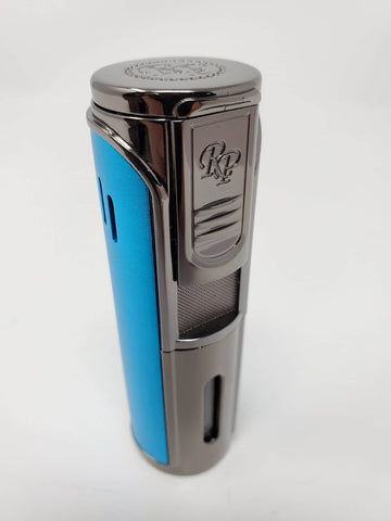 Rocky Patel Lighter Envoy Gunmetal & Teal