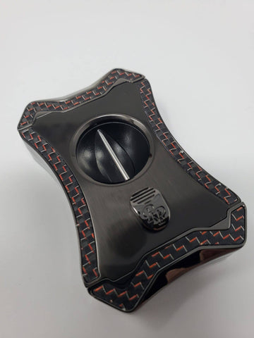 Rocky Patel V Cutter Viper Series Gunmetal/Red Carbon Fiber