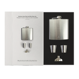 Society Paris Stainless Steel Flask & Shotglass Set