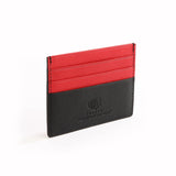 The OpusX Society French Leather Passport - Black/Red