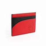 The OpusX Society French Leather Passport - Black/Red