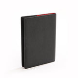 The OpusX Society French Leather Passport - Black/Red